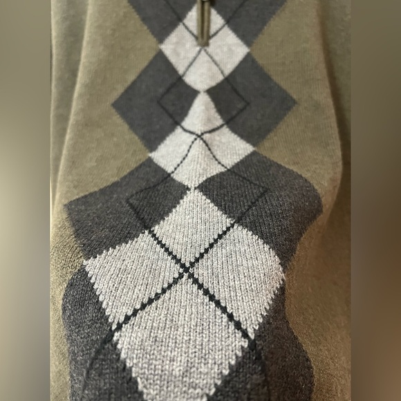 🔴Oscar de la renta men’s argyle sweater plus size XXL - Picture 5 of 7